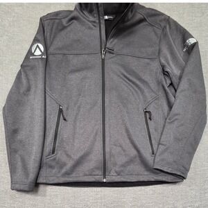 The North Face WindWall Softshell Jacket Mens Large Grey Atomic AI Full Zip L